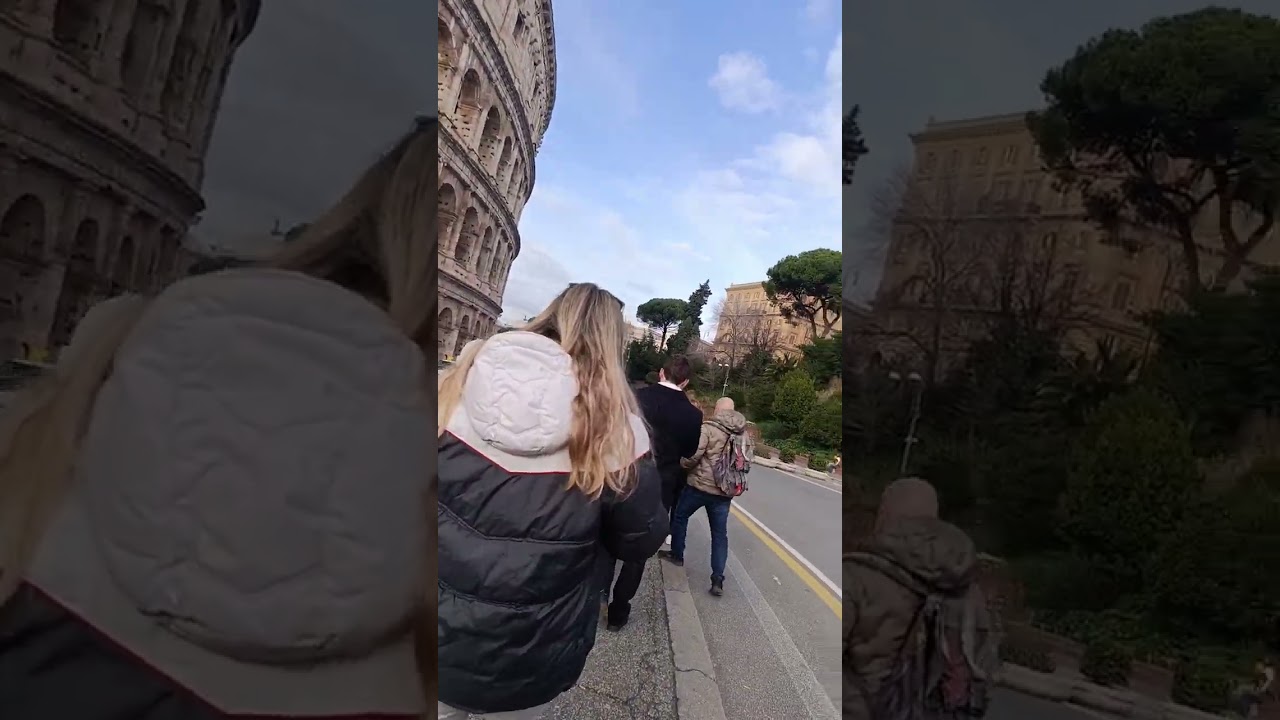 I walked laps at the Colosseum to watch for pickpockets; it's a nice way to get some extra steps in.