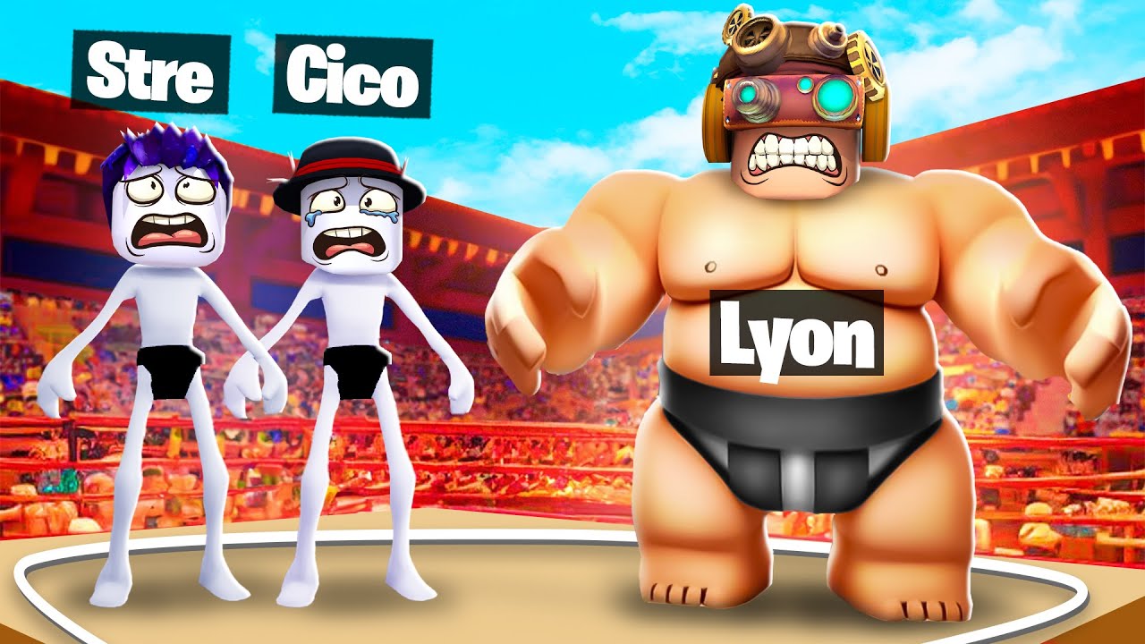 LOTTATORE DI SUMO! SIMULATORE DI FORZA SU ROBLOX!!