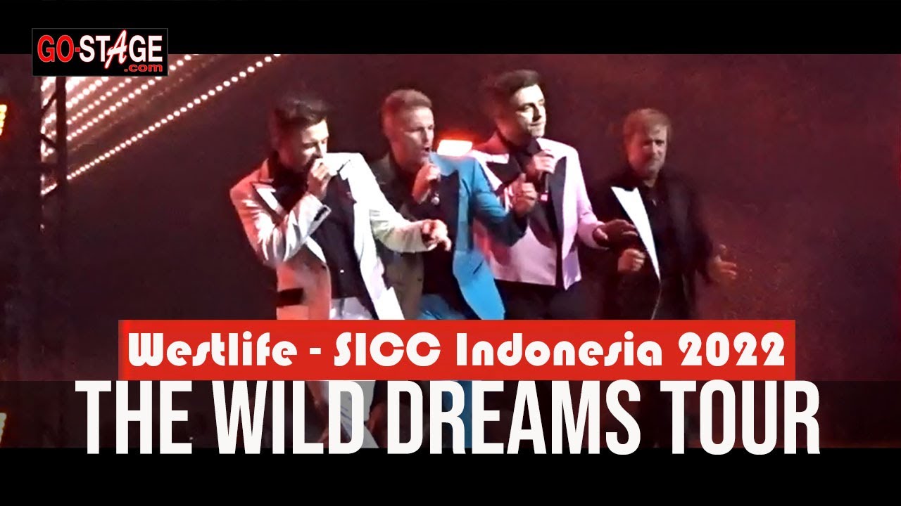 WESTLIFE LIVE PERFORM AT SICC SENTUL INDONESIA 2022