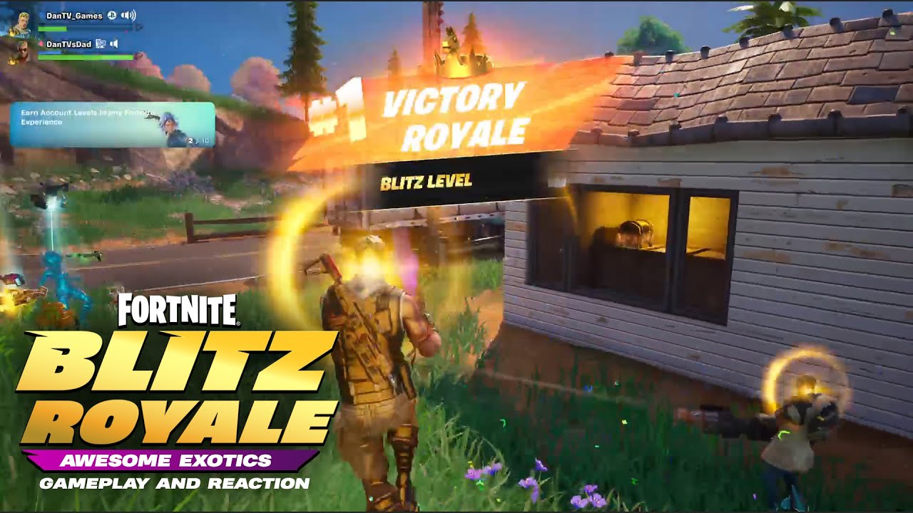 FORTNITE BLITZ AWESOME EXOTICS | REACTION & GAMEPLAY
