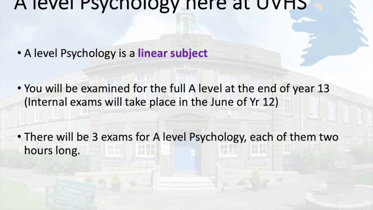 UVHS A Level Psychology
