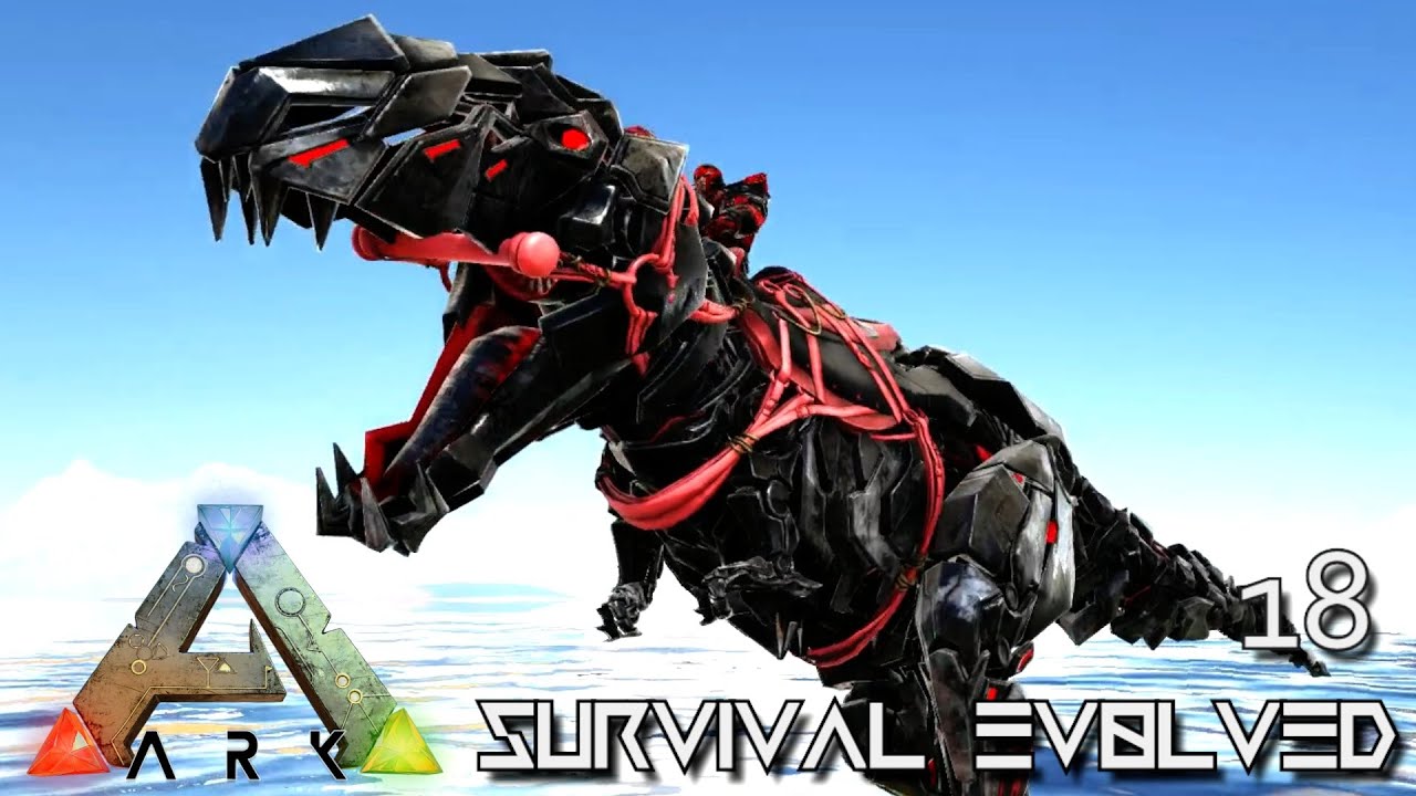 ARK: SURVIVAL EVOLVED - SCARLET TEK TREX УДИВИТЕЛЬНЫЙ!!! ВЕЧНЫЙ ПРОМЕТЕЙ ТУНГУСКА E18