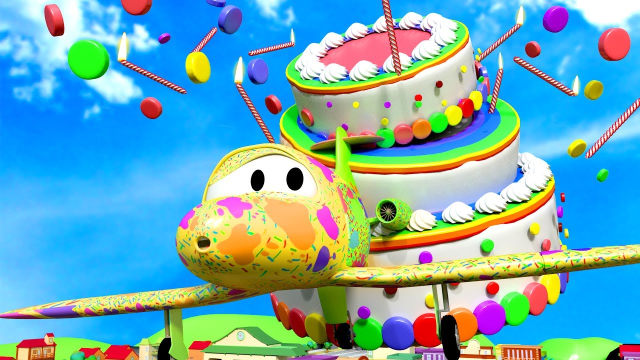 Tom the Tow Truck's Car Wash and Penny the plane | Truck cartoons for kids