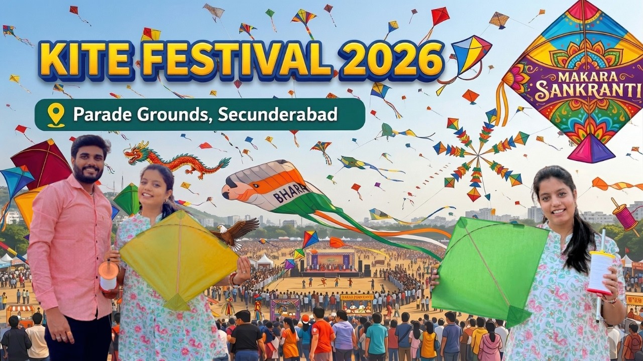 Kite Festival 2026 🪁 | Parade Grounds Secunderabad | Sankranti Celebration Hyderabad