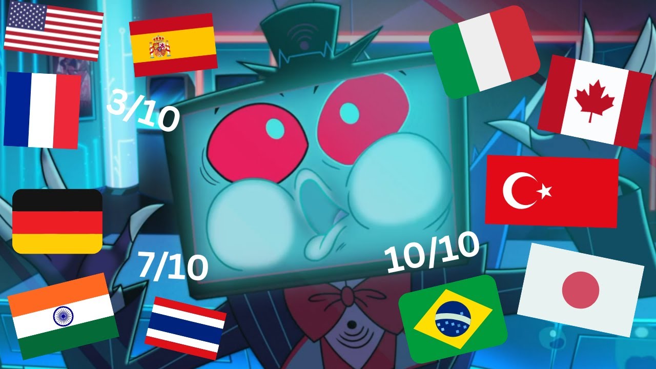 My Little Shock.Wav~💙 in ALL official Amazon Prime Language Dubs | Hazbin Hotel Season 2 w/Rating
