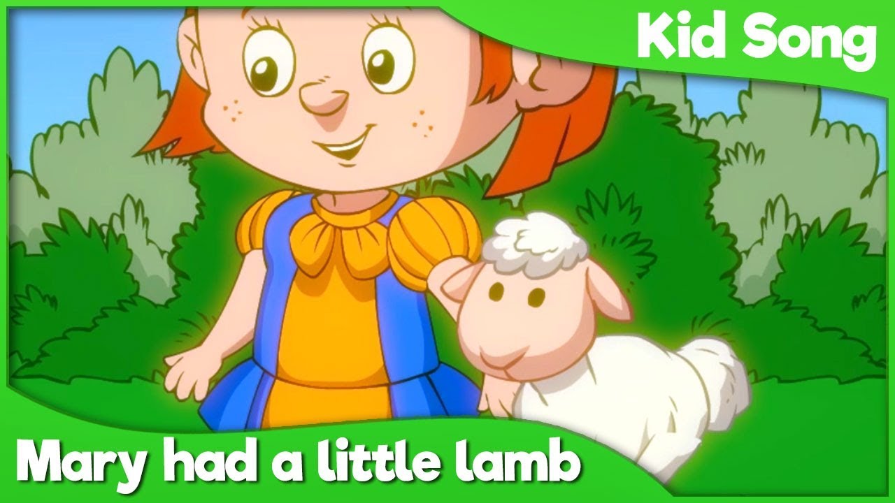 Mary Had A Little Lamb Kid Songs 🐐 Best Animal Videos for Kids 2019