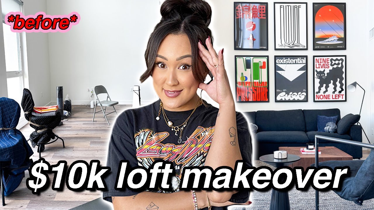 EXTREME HOME MAKEOVER! $10k budget bachelor loft