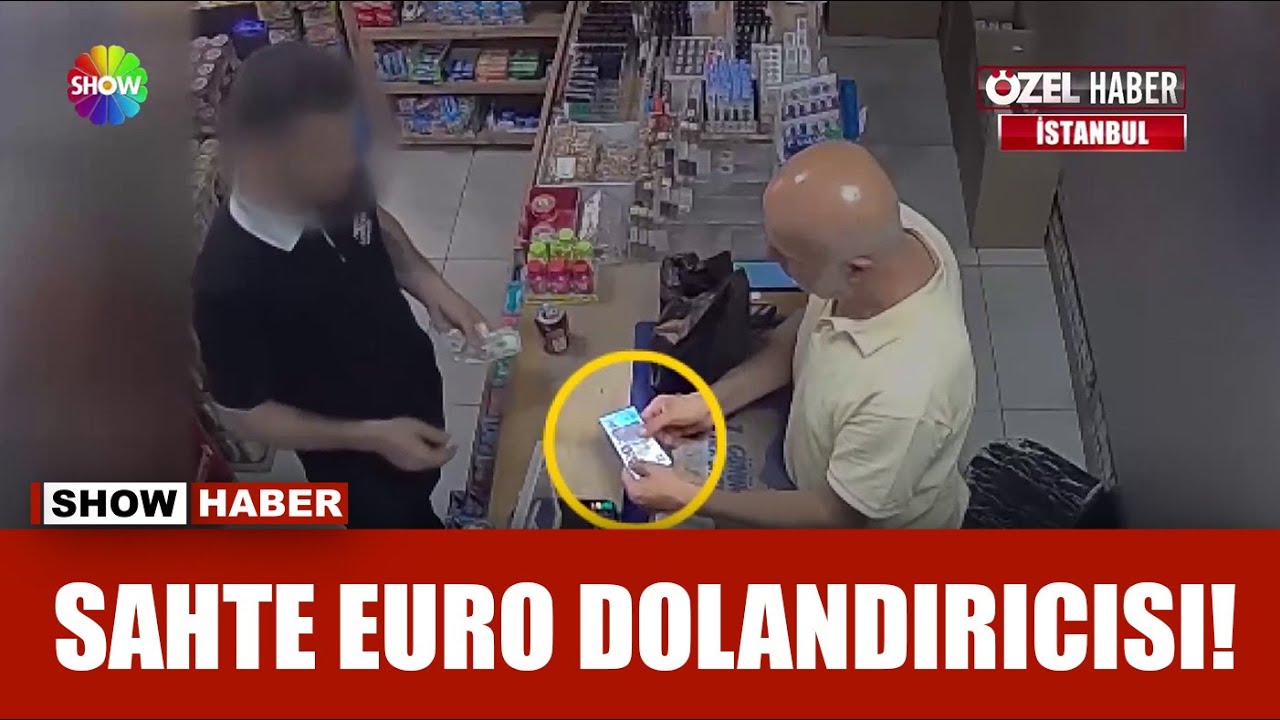 Sahte euro verip dolandırdı