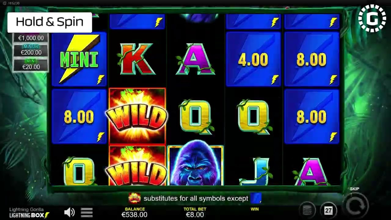 Lightning Gorilla by Lightning Box Gaming Slot Features | GamblerID