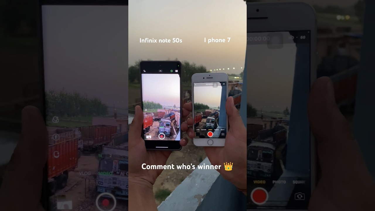 infinix note 50s 5g vs i phone 7 camera quality and stability test. #iphone #infinix #note50 #camera