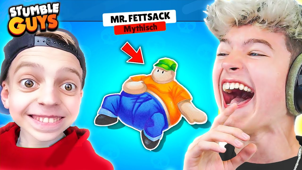 *NICHT LACHEN* Challenge VS Kleinen JUNGEN (extrem) in Stumble Guys