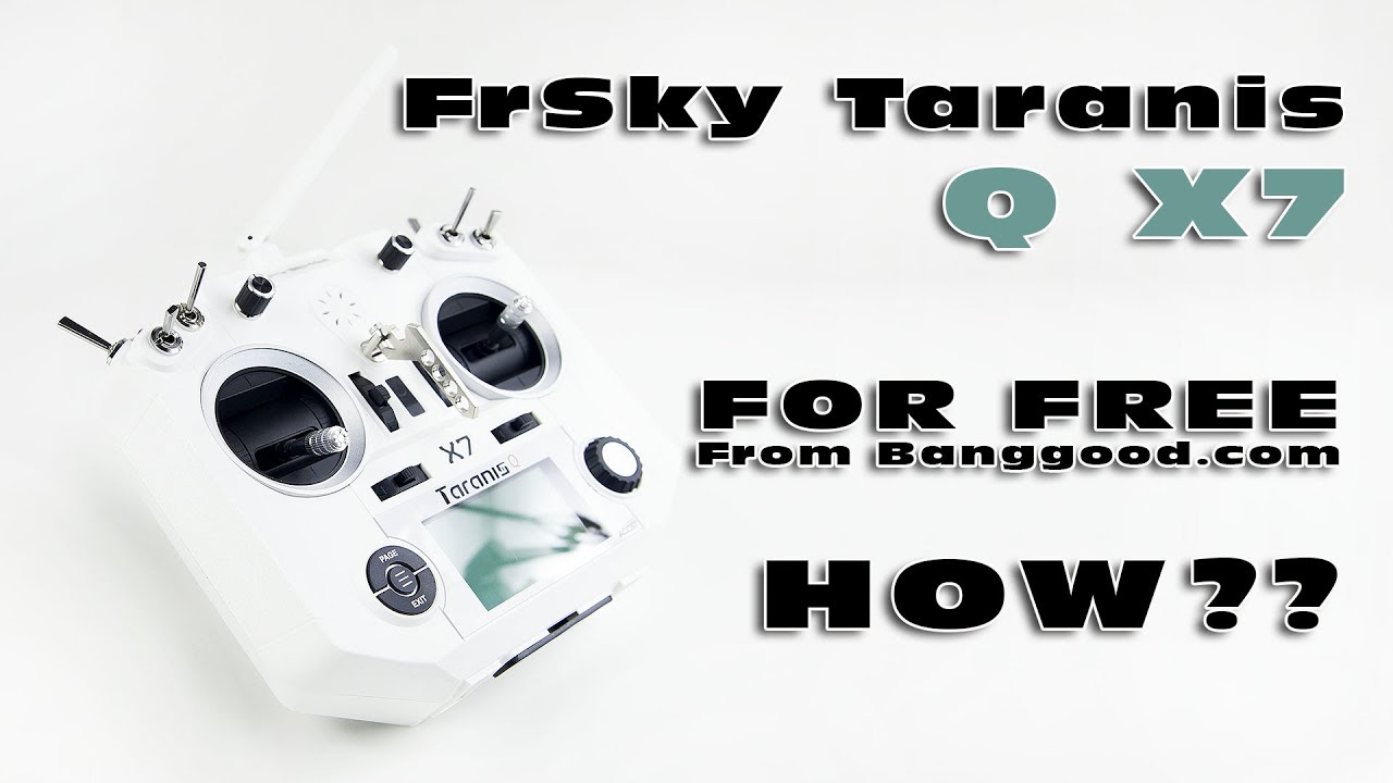 A Free frSky Taranis Q X7 from Banggood.com :O  How did That happen??