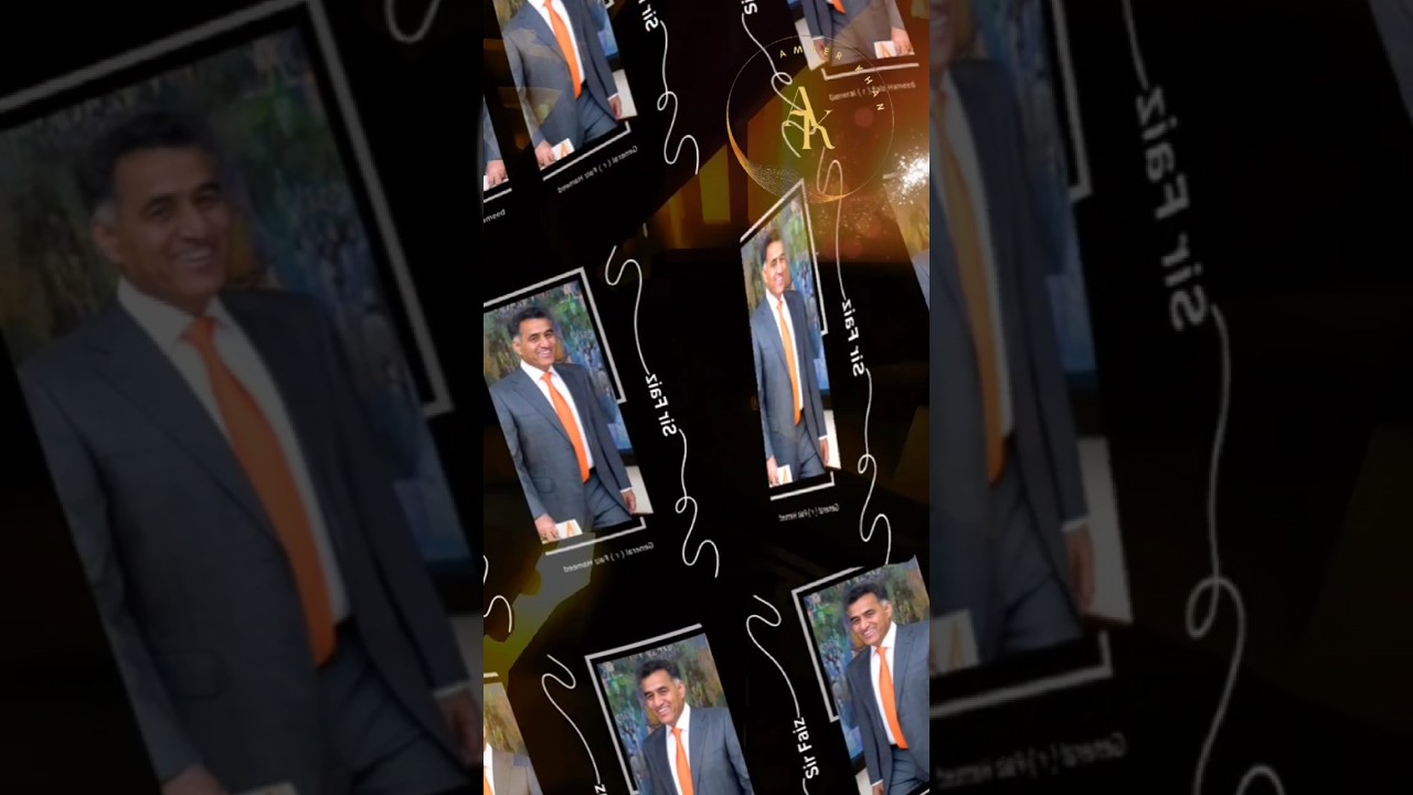 I Made a General Faiz Hameed Template Design Tutorial Shorts