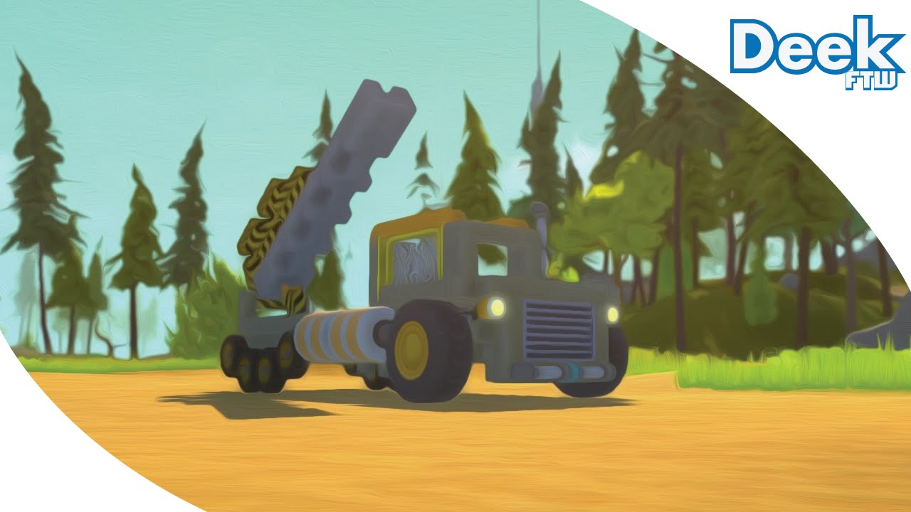Scrap Mechanic - Mobile Artillery Gun - Creative Showcase