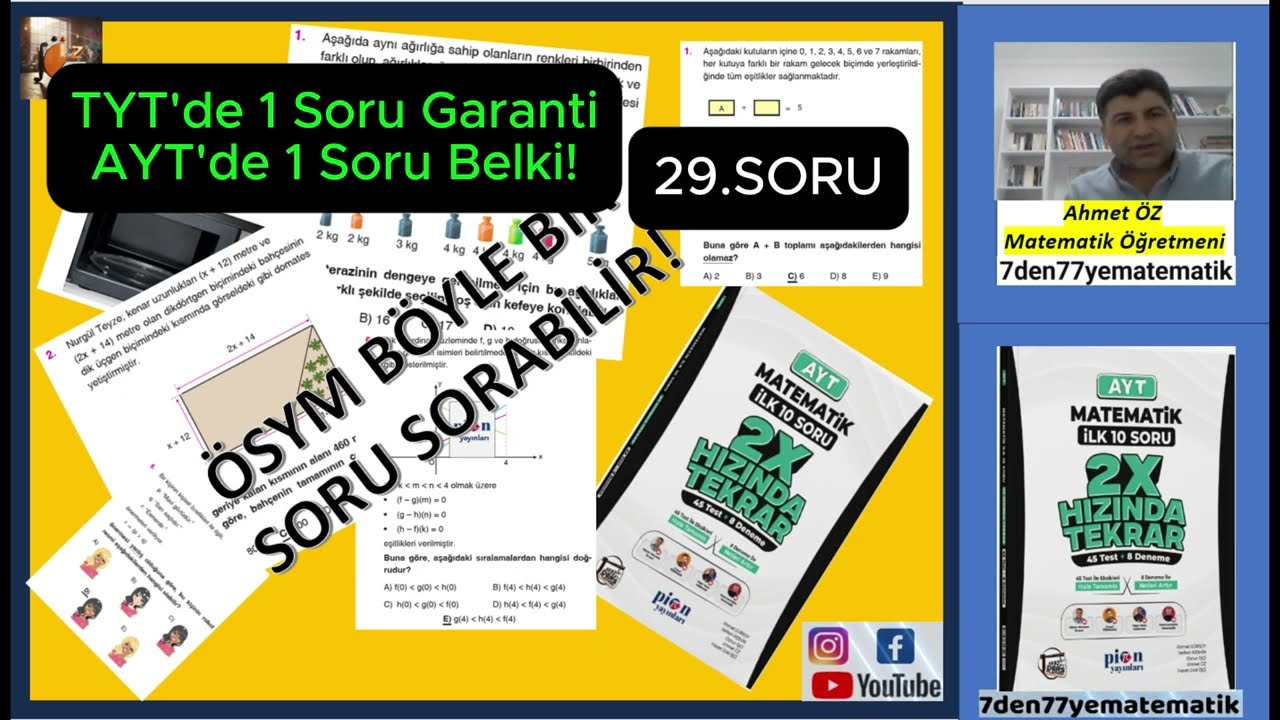 ÖSYM BÖYLE BİR SORU SORABİLİR-29 | Üslü Sayılar