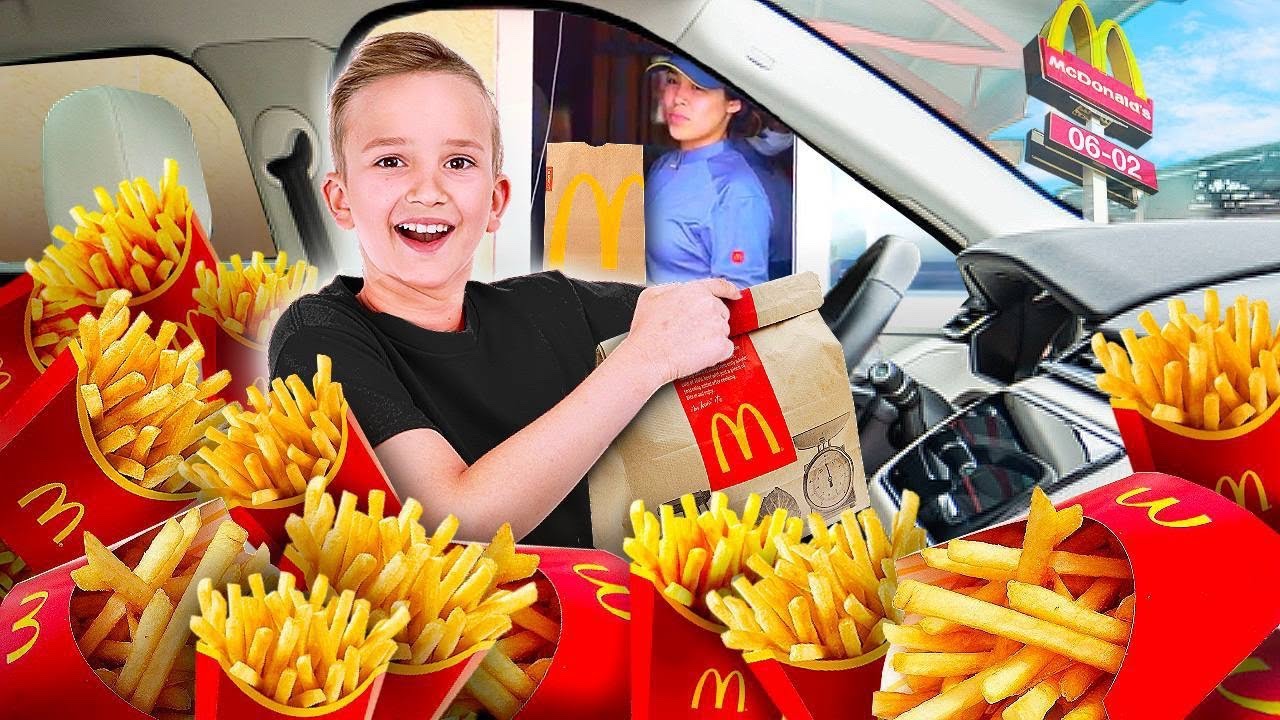 100 vueltas alrededor de la colección de McDonald's