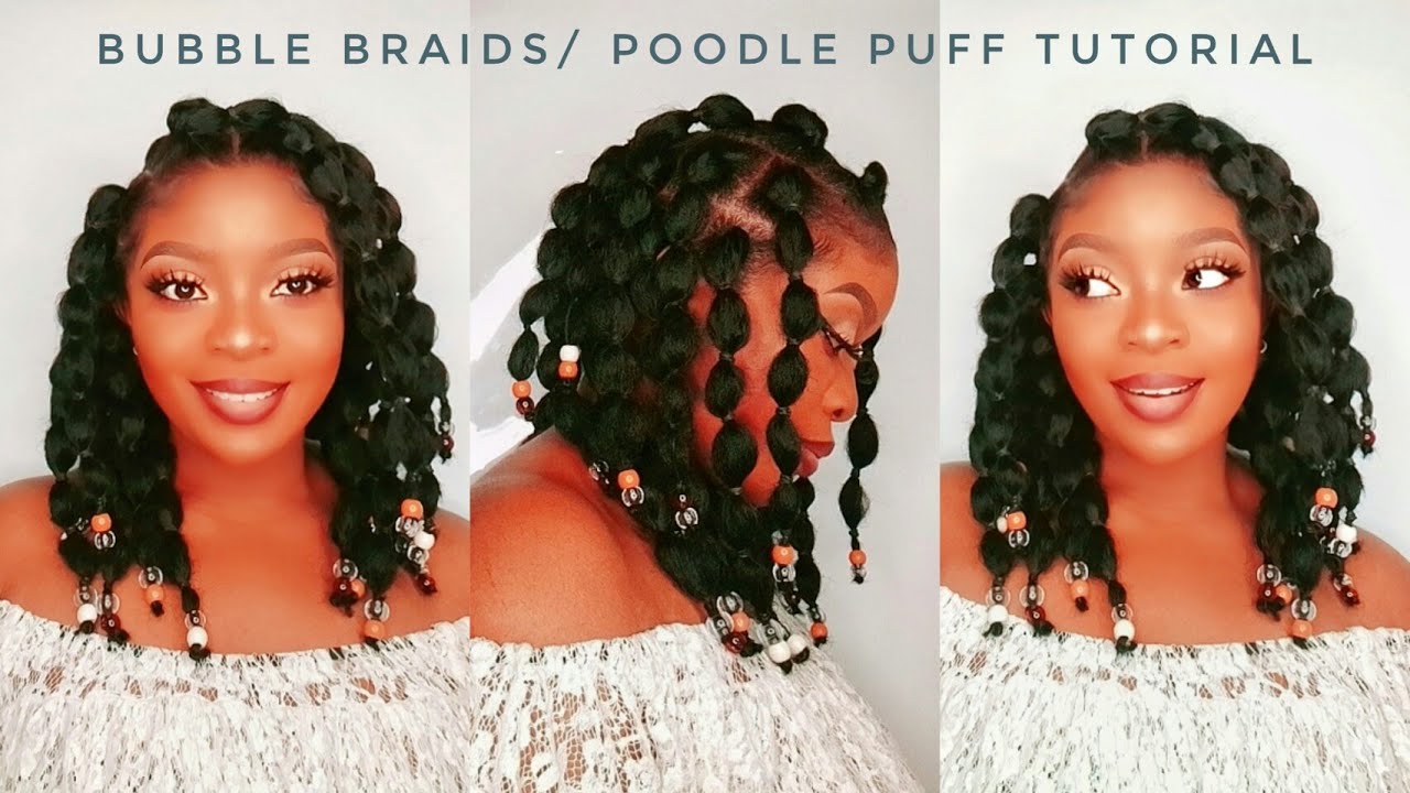 Oh My😳 DIY: Bubble Braids Tutorial| Using Old Braiding Hair Extension