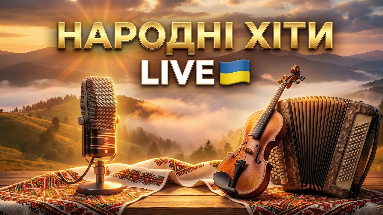 УКРАЇНСЬКІ НАРОДНІ ХІТИ LIVE 🇺🇦 Найкращі Пісні | Гуцулка Ксеня, Червона рута, Весільні