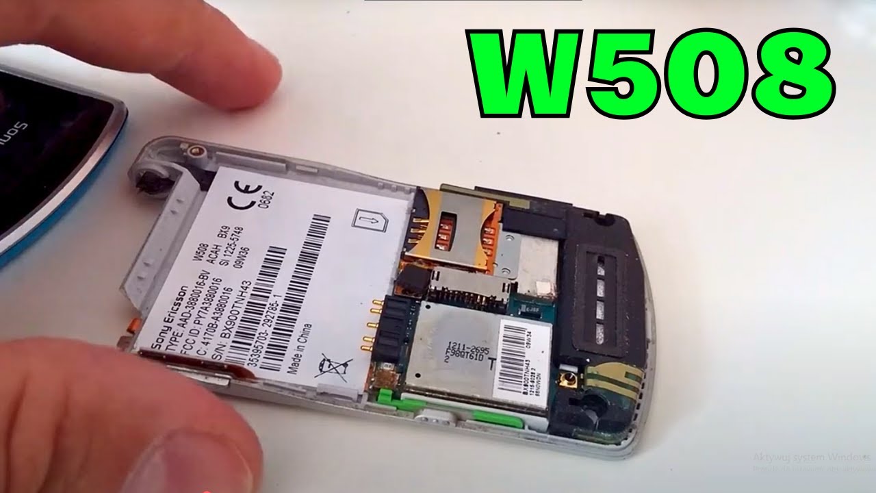 Разборка и ремонт Sony Ericsson W508