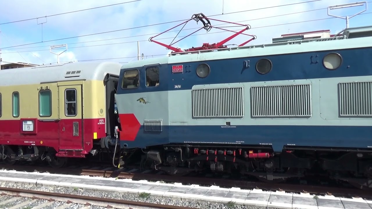 Avviamento gruppi statici + compressori del locomotore E656.492!