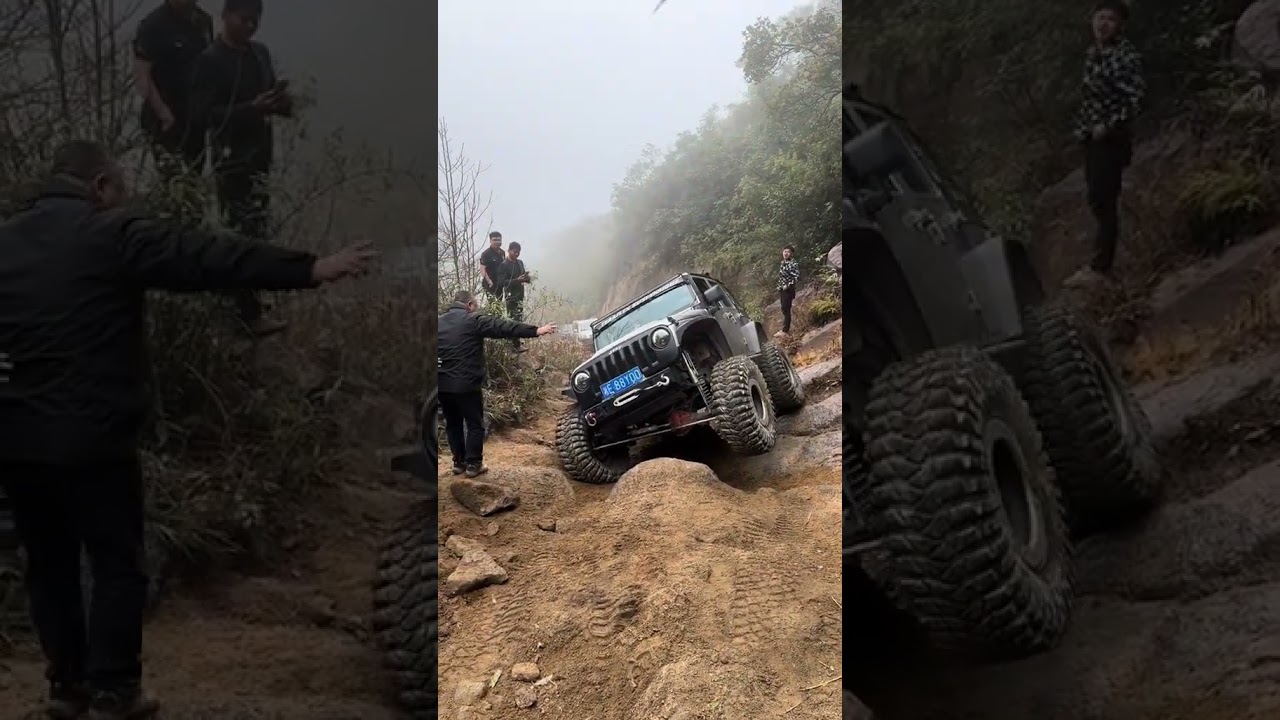 Driving skills situations on difficult terrain  #offroad