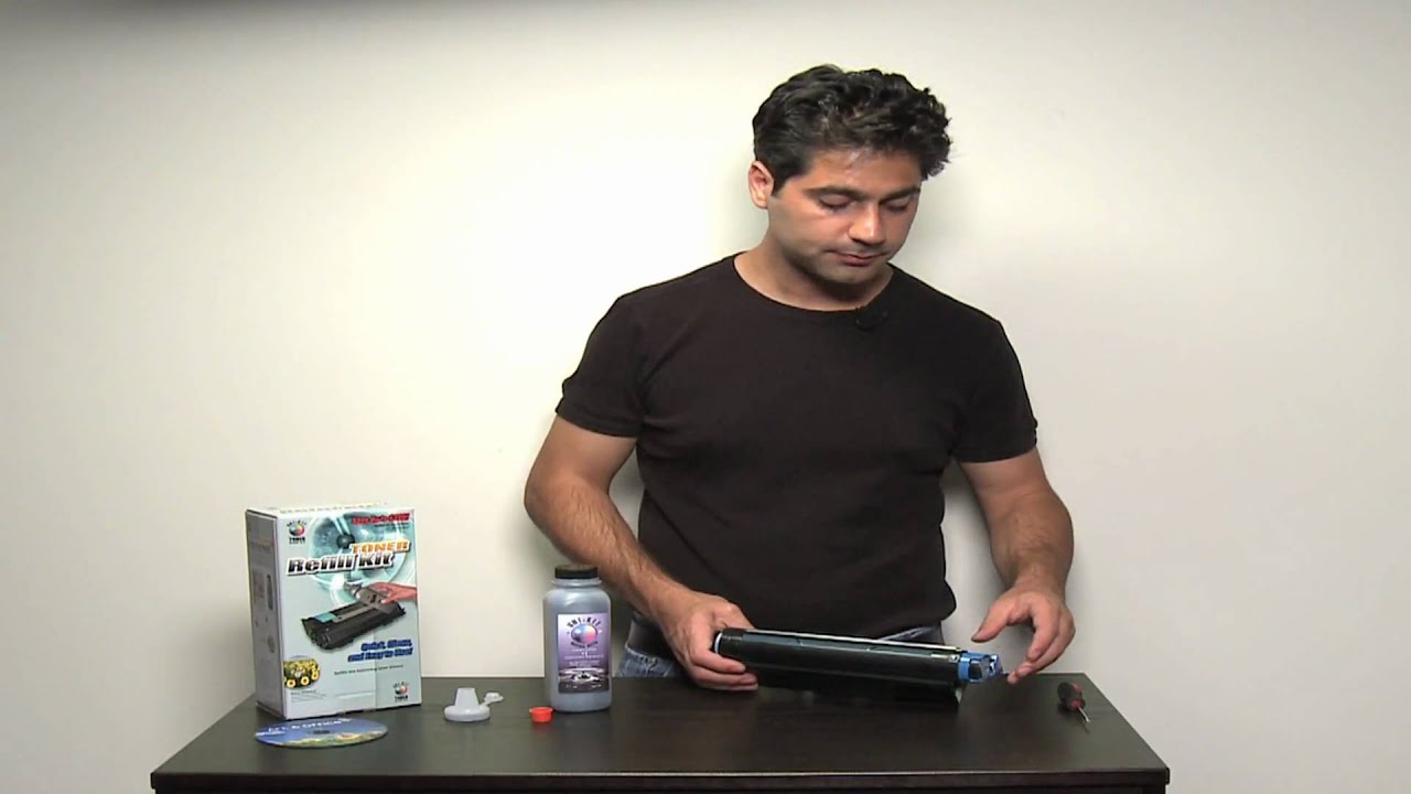 Toner Refills for Okidata toner cartridges such as OKI C5100 - how to use a toner refill kit