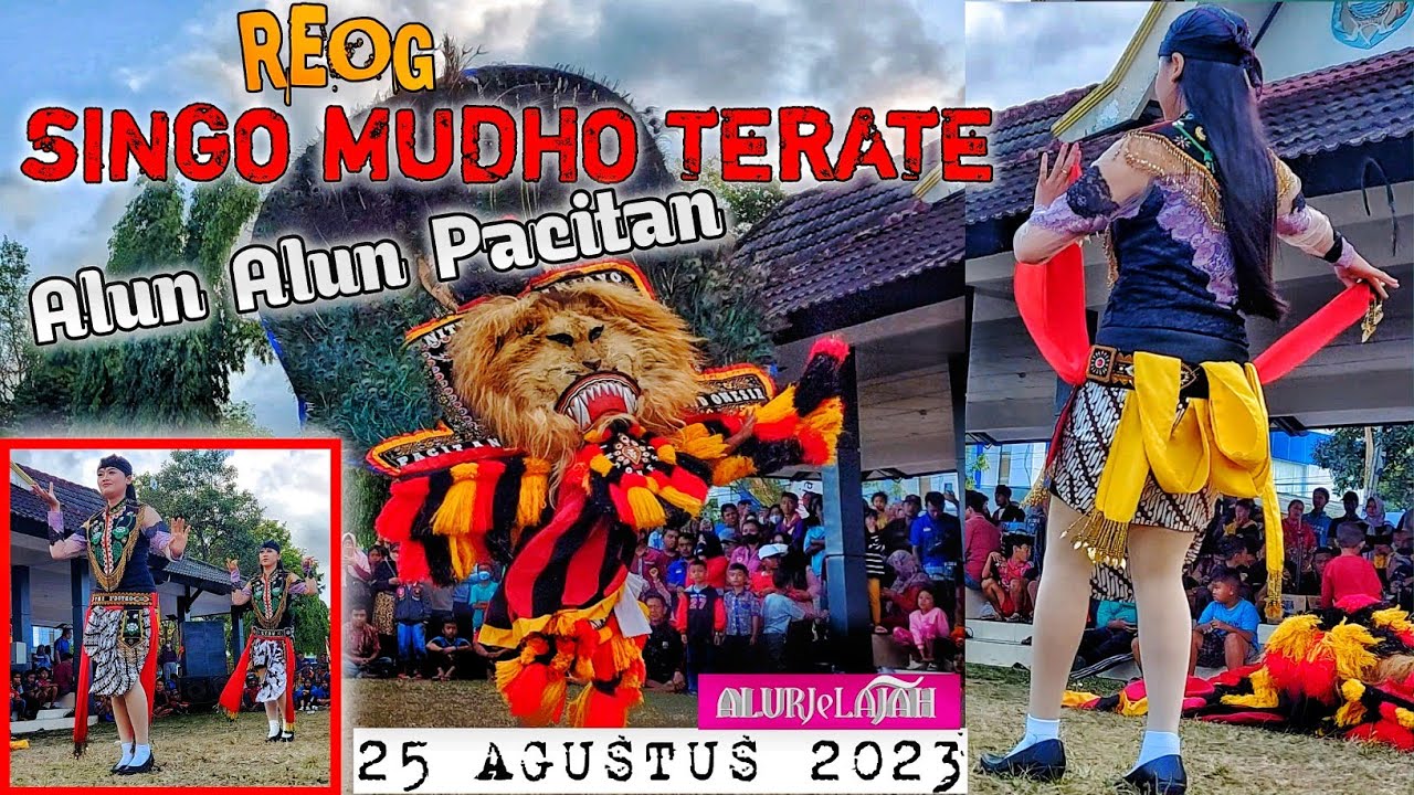 REOG SINGO MUDHO TERATE - ALUN ALUN KOTA PACITAN 25 AGUSTUS 2023