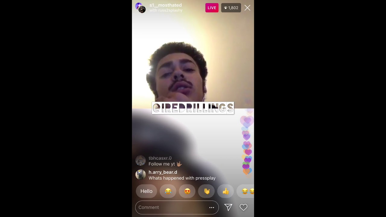 S1 and Russ go live on Instagram and expose Danny Pressplay