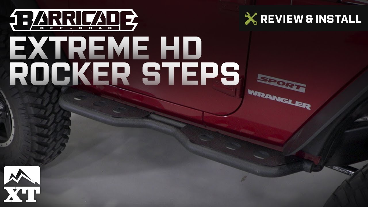 Jeep Wrangler Barricade Extreme HD Rocker Steps (2007-2017 JK 2-Door) Review & Install