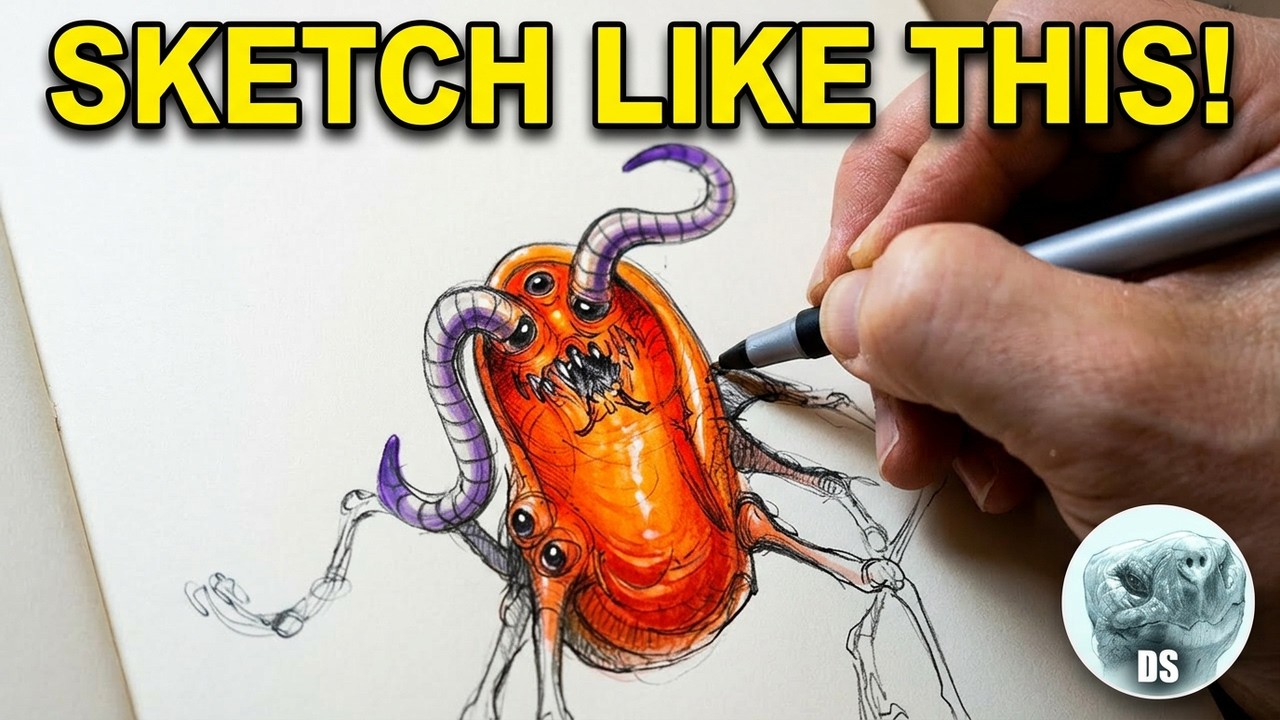 Secrets to Drawing Creatures from Different Angles