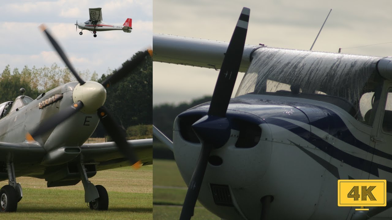 Headcorn Aerodrome | Plane Spotting in 4K