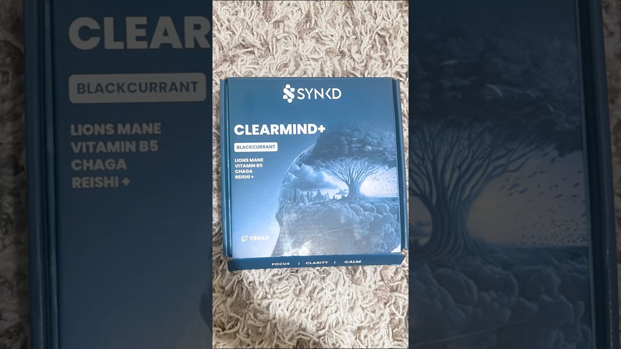 SYNKD ClearMind ~ Mushroom Gummies + Ginseng, Vit B5, Chaga and more