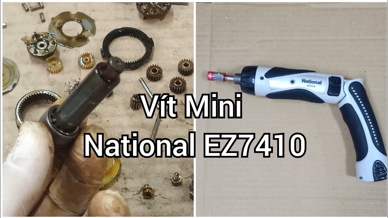 Vít Mini National Nội Địa Nhật 3.6V Ngắt Lực Điện Tử - Mini Impact Driver National EZ7410