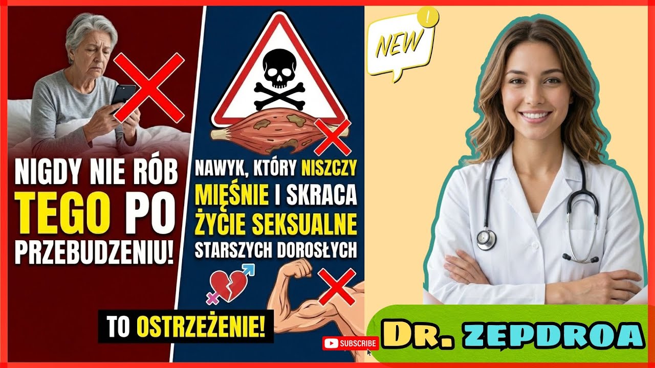 Nigdy nie r&oacute;b tego zaraz po przebudzeniu! To uszkodzi twoje mięśnie i skr&oacute;ci twoje życie seksualne.