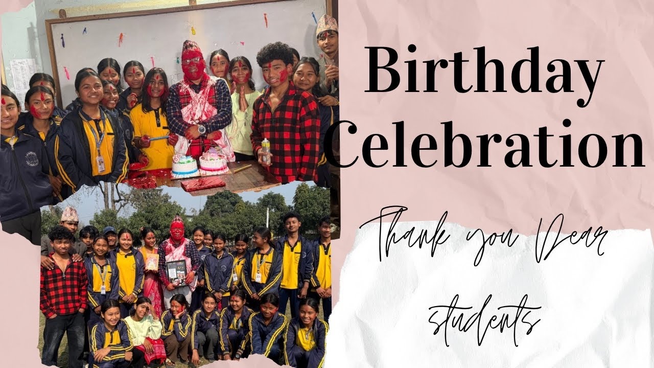 Birthday Celebration in class room 
