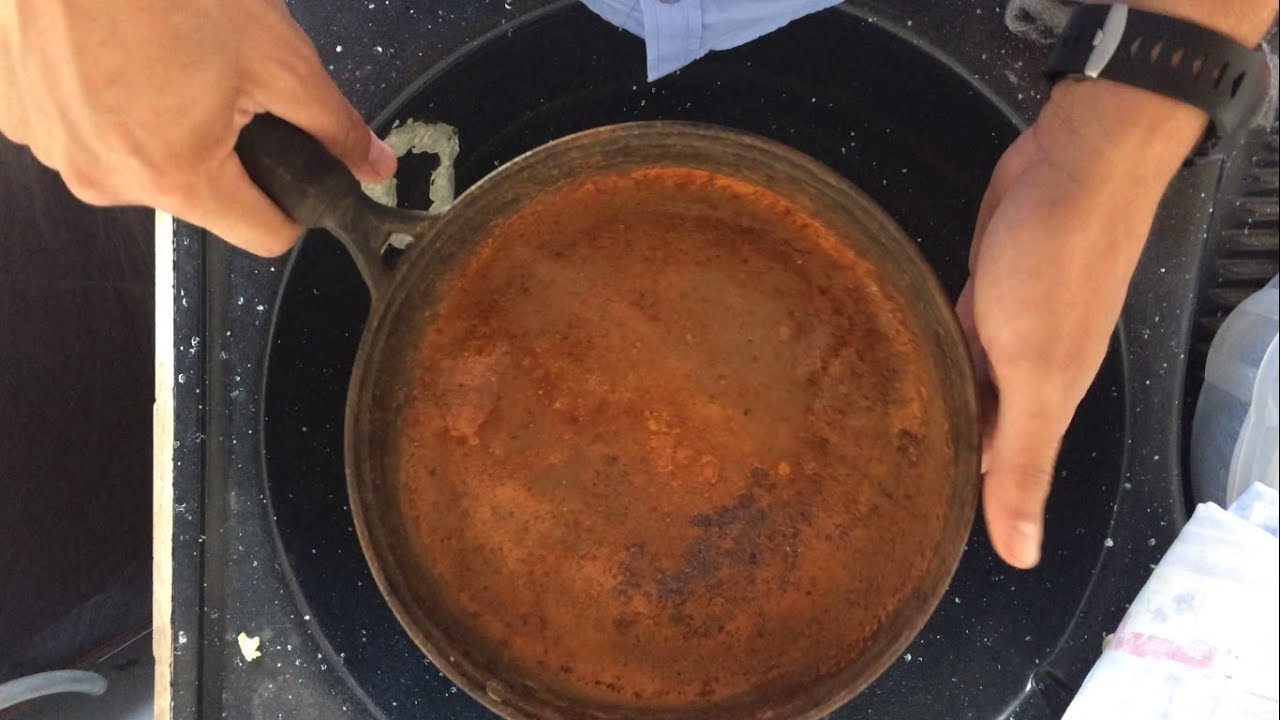 Como recuperar panela de ferro enferrujada sem gastar quase nada