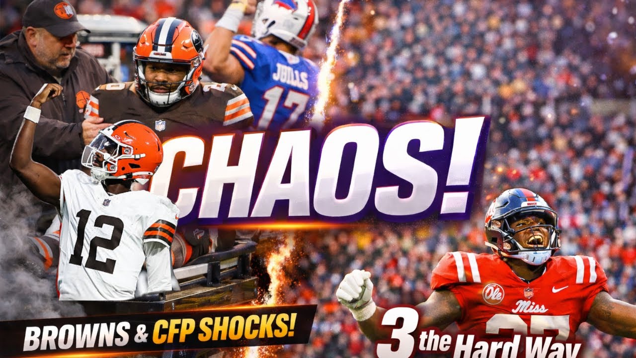Cleveland Browns News Today: Chaos + College Football Playoff Madness