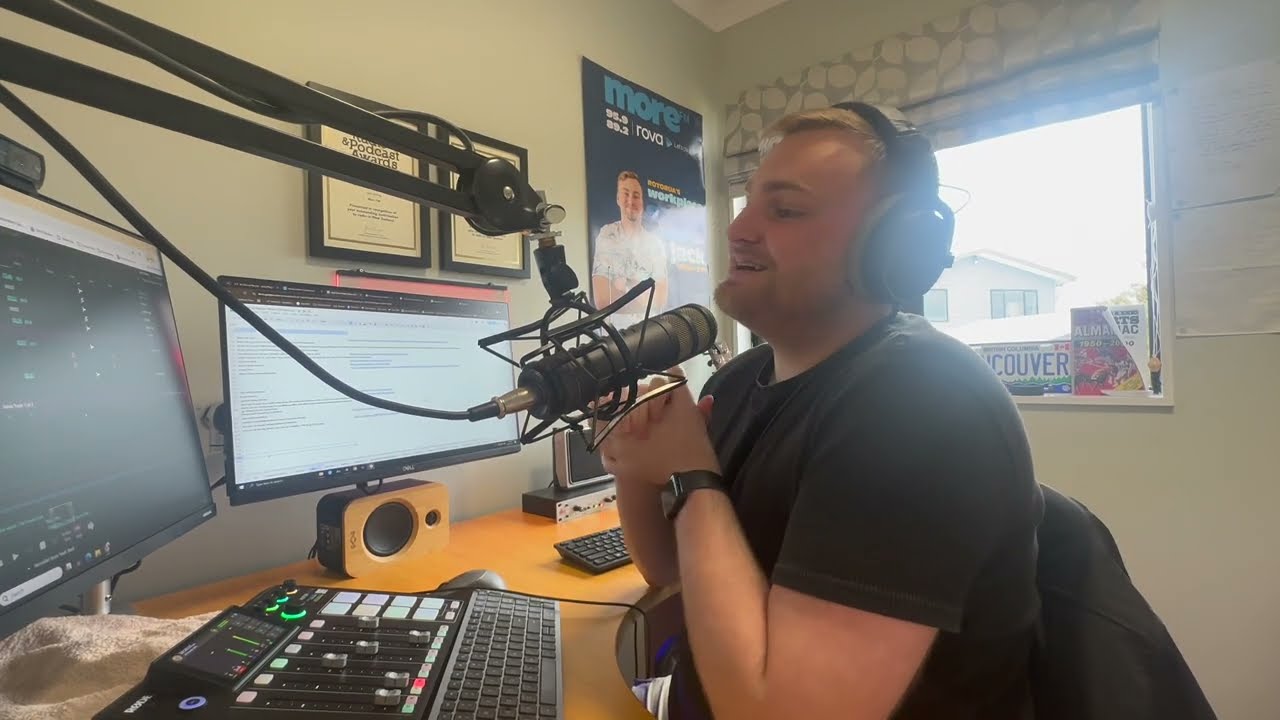 Jack Girling - More FM Rotorua Workplace Social Club - Video Aircheck (From My Home Studio)
