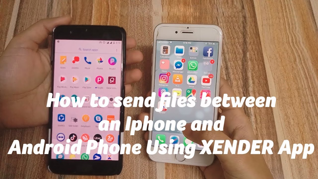 Как отправлять файлы между iPhone и Android-телефоном с помощью Xender