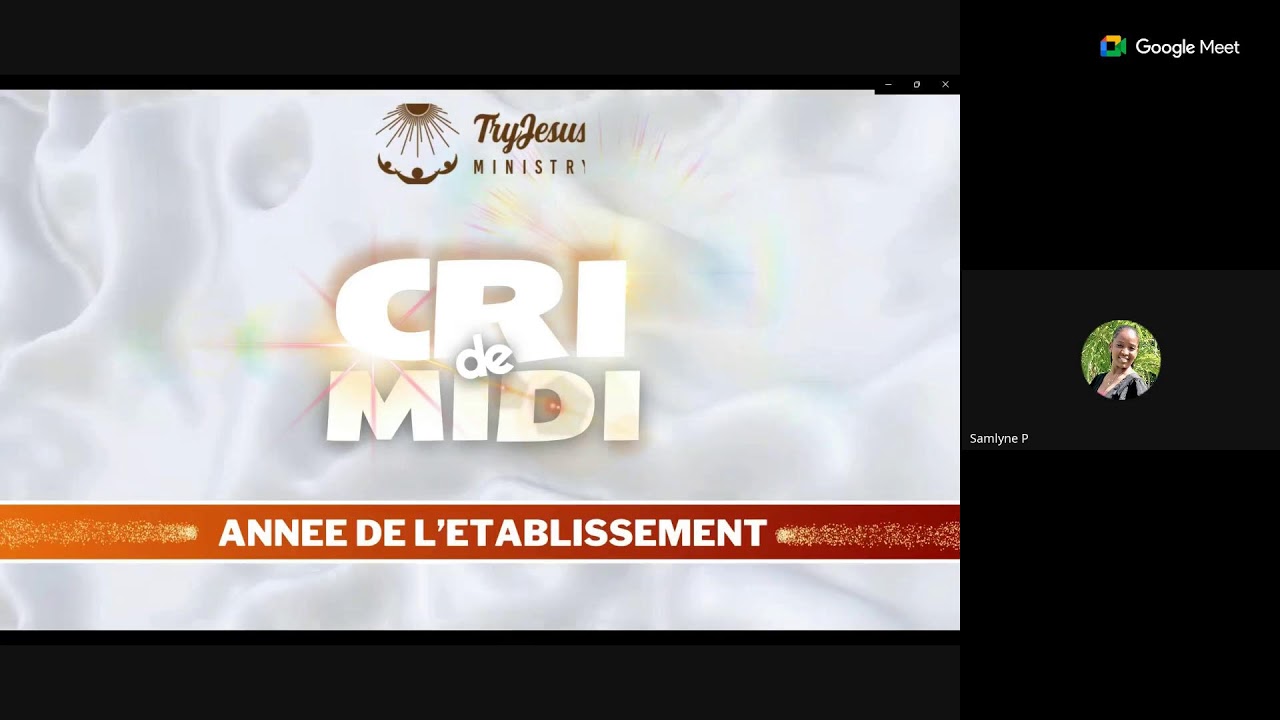 Cri de midi - 7 jours de consécration - 2 février 2026 - TryJesus Ministry