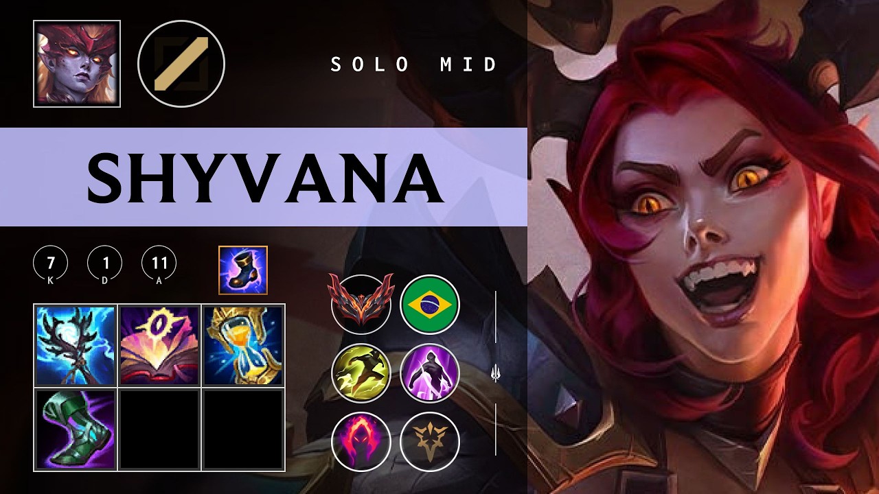 Shyvana Mid vs Azir - BR Grandmaster Patch 26.06