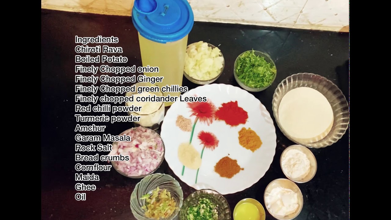 ALU RAVA TIKKI| Quick recipe | Daddy&rsquo;s KaiRuchi