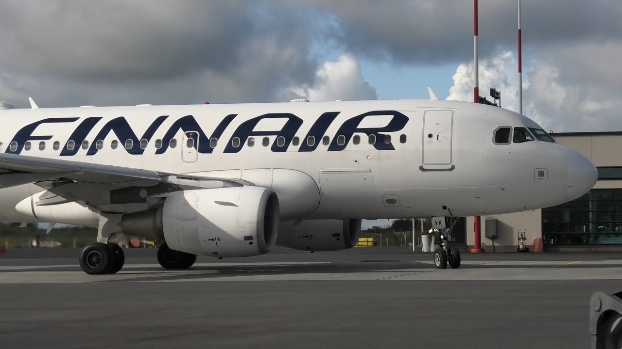 Finnair Airbus A319-100 OH-LVK at Tampere-Pirkkala