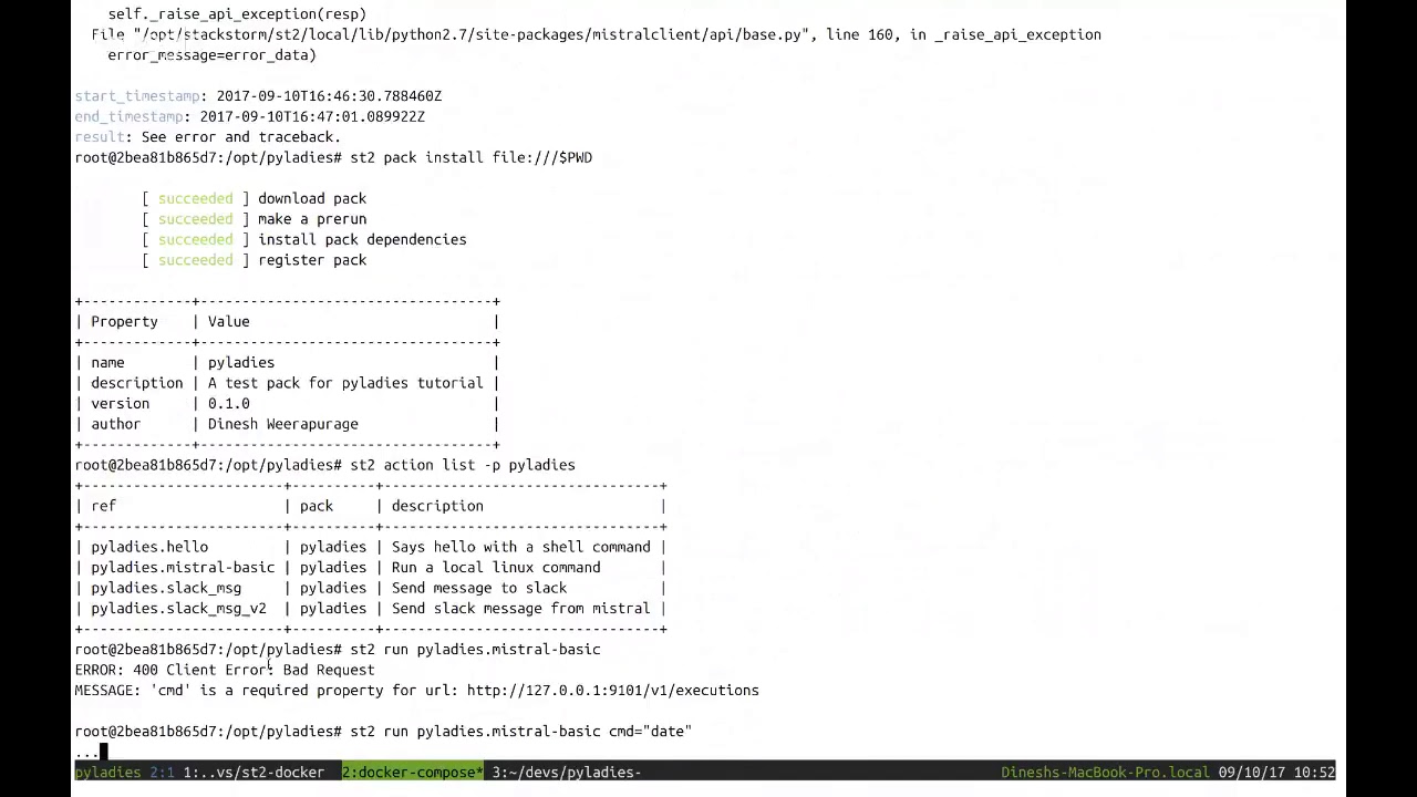 Introduction to event driven automation with StackStorm