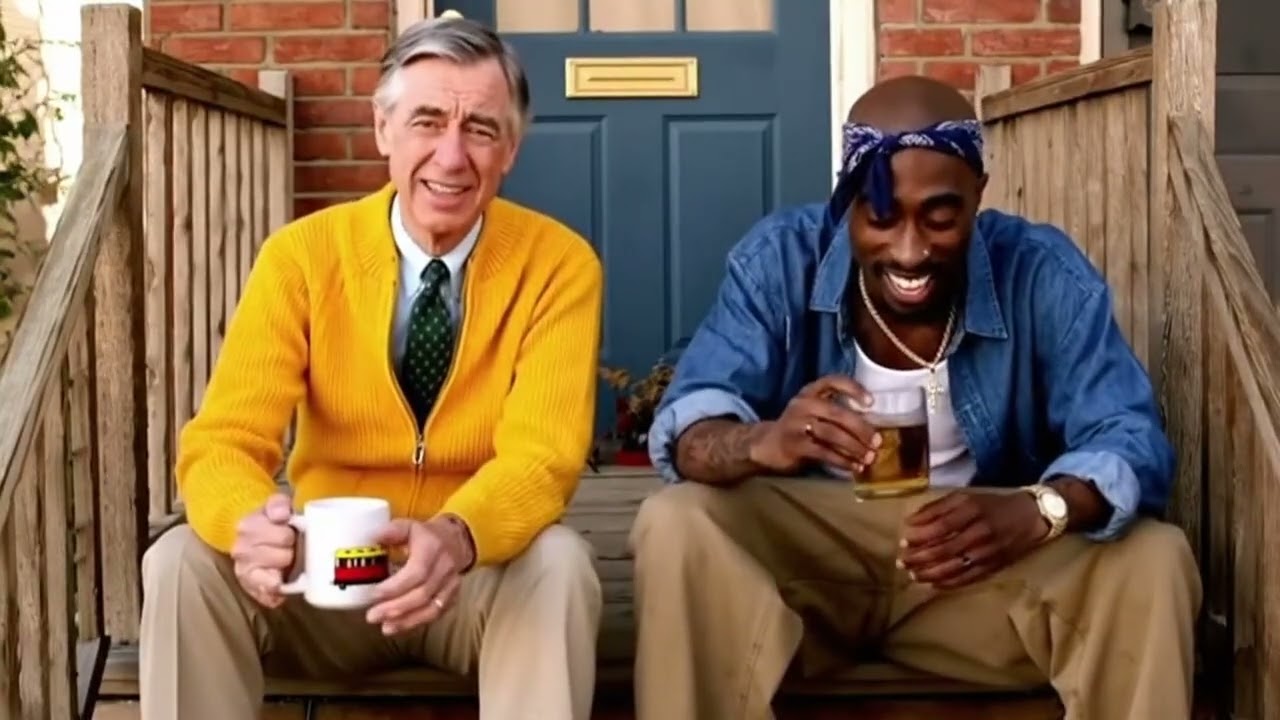 Mr. Rogers and Tupac Shooting the Sh*t