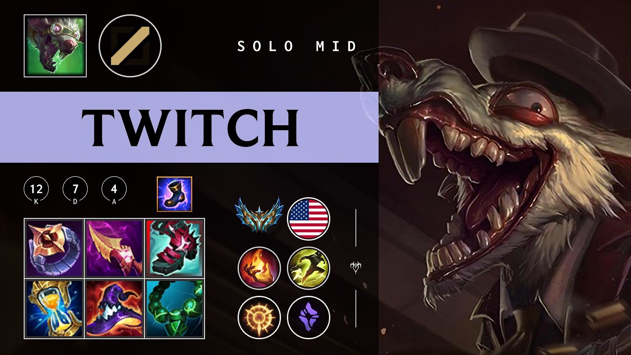 Twitch Mid vs Talon - NA Challenger Patch 26.04