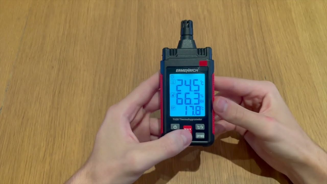 Термогигрометр Ermenrich Wett TU20 | Ermenrich &ndash; видео распаковки
