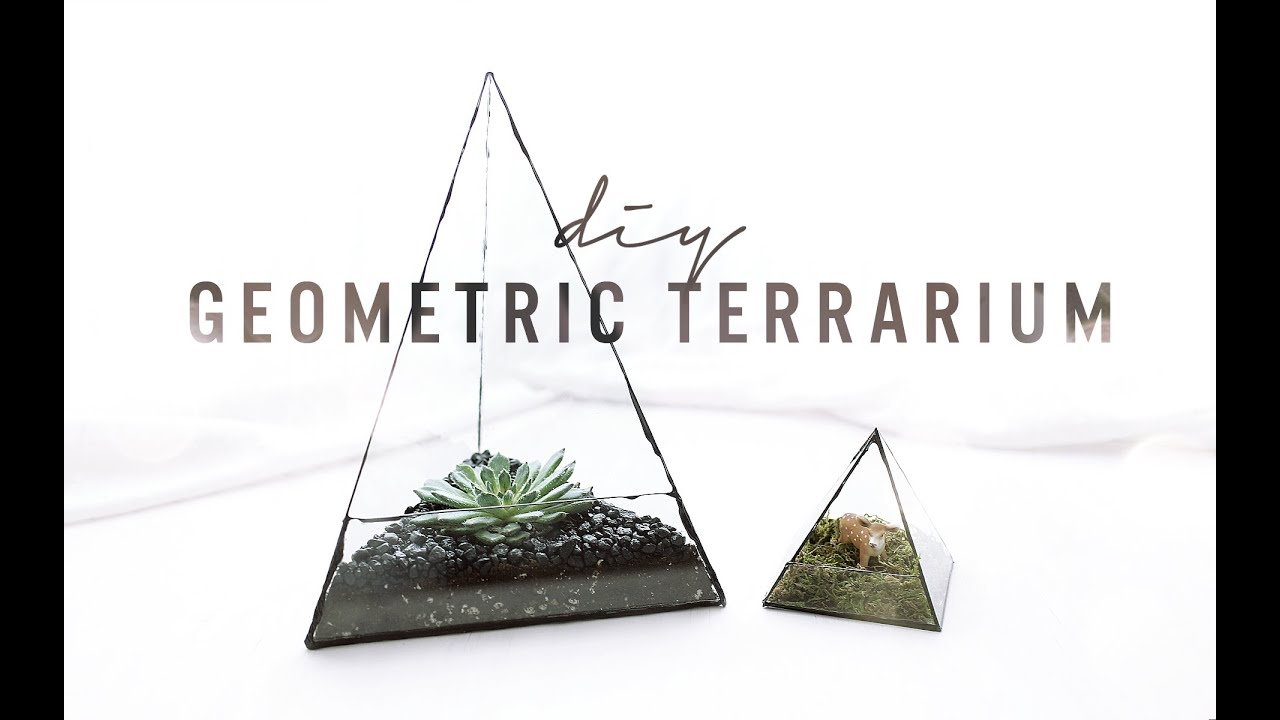 DIY GEOMETRIC GLASS TERRARIUM | THE SORRY GIRLS