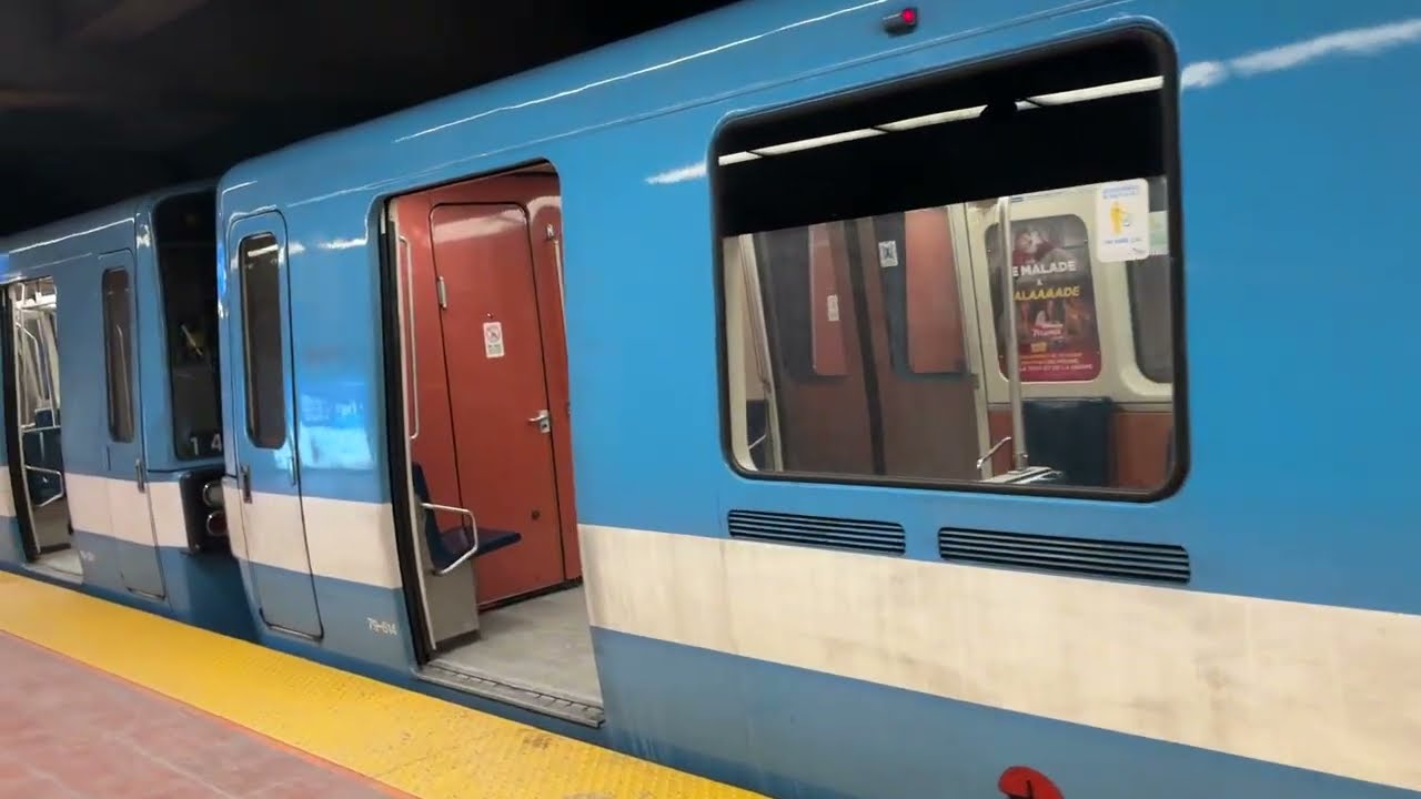 MONTREAL METRO MR-73 RIDE: ANGRIGNON TO MCGILL