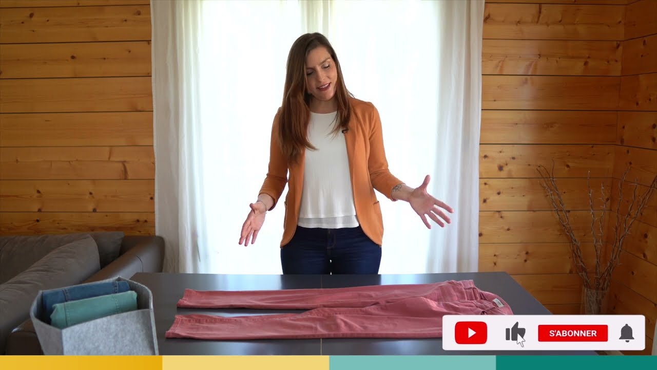 Tuto Pliage, méthode Marie Kondo : les pantalons